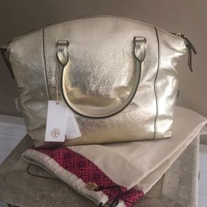 Tory Burch new gold bag with tags